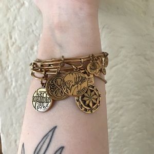 Alex & Ani Gold Bracelet Bundle